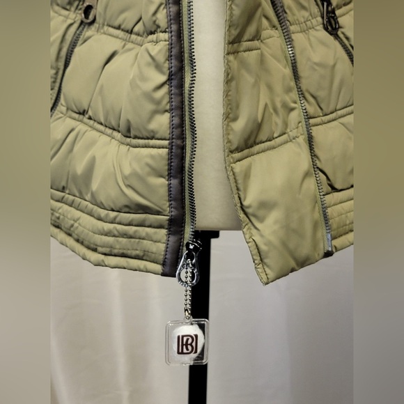 Laundry by Design Green Cactus Faux Fur Quilted Puffer Winter Coat Women’s. NWT - Picture 3 of 8